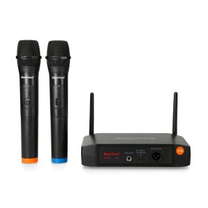 Micrófono inalámbrico de Mano doble profesional