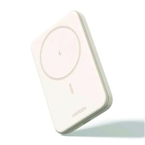 Batería Portátil Magnética 10.000mAh Mini con Carga Inalámbrica 20W Blanco UGREEN PB561