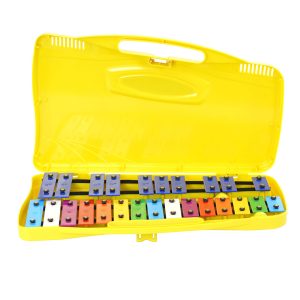 METALOFONO 25 NOTAS COLOR CAJA PLASTICA ALAGUEZ