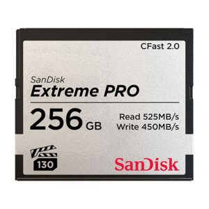 TARJETA DE MEMORIA CFAST 2.0 EXTREME PRO 256GB READ 525MB/S WRITE 450MB/S SANDISK SDCFSP-256G-G46D