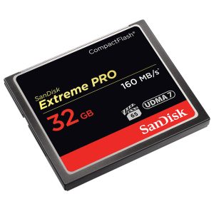 TARJETA DE MEMORIA COMPACTFLASH EXTREME PRO 32GB READ 160MB/S WRITE 150MB/S SANDISK SDCFXPS-032G-X46
