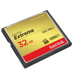 TARJETA DE MEMORIA COMPACTFLASH EXTREME 32GB READ 120MB/S WRITE 85MB/S SANDISK SDCFXSB-032G-G46