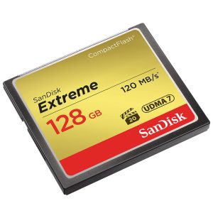 TARJETA DE MEMORIA COMPACTFLASH EXTREME 128GB READ 120MB/S WRITE 85MB/S SANDISK SDCFXSB-128G-G46