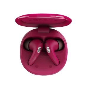audífonos inalámbricos hifuture flybuds 4 con cancelación activa de ruido y hasta 35h de batería rosado