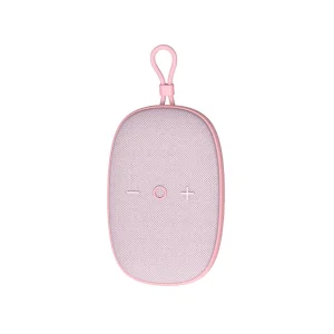 parlante bluetooth portátil hifuture ascendo 20w super slim, impermeable ipx7 y 15h de reproducción rosado