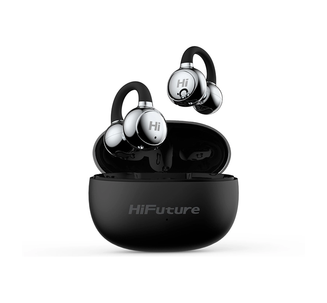 audífonos inalámbricos flexclip hifuture bt 5.4 enc clip comfort negro