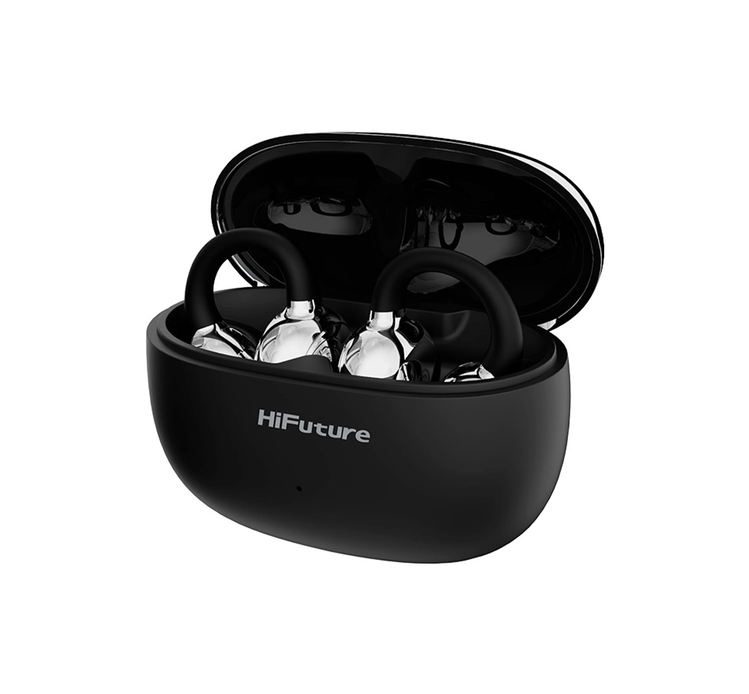 audífonos inalámbricos flexclip hifuture bt 5.4 enc clip comfort negro