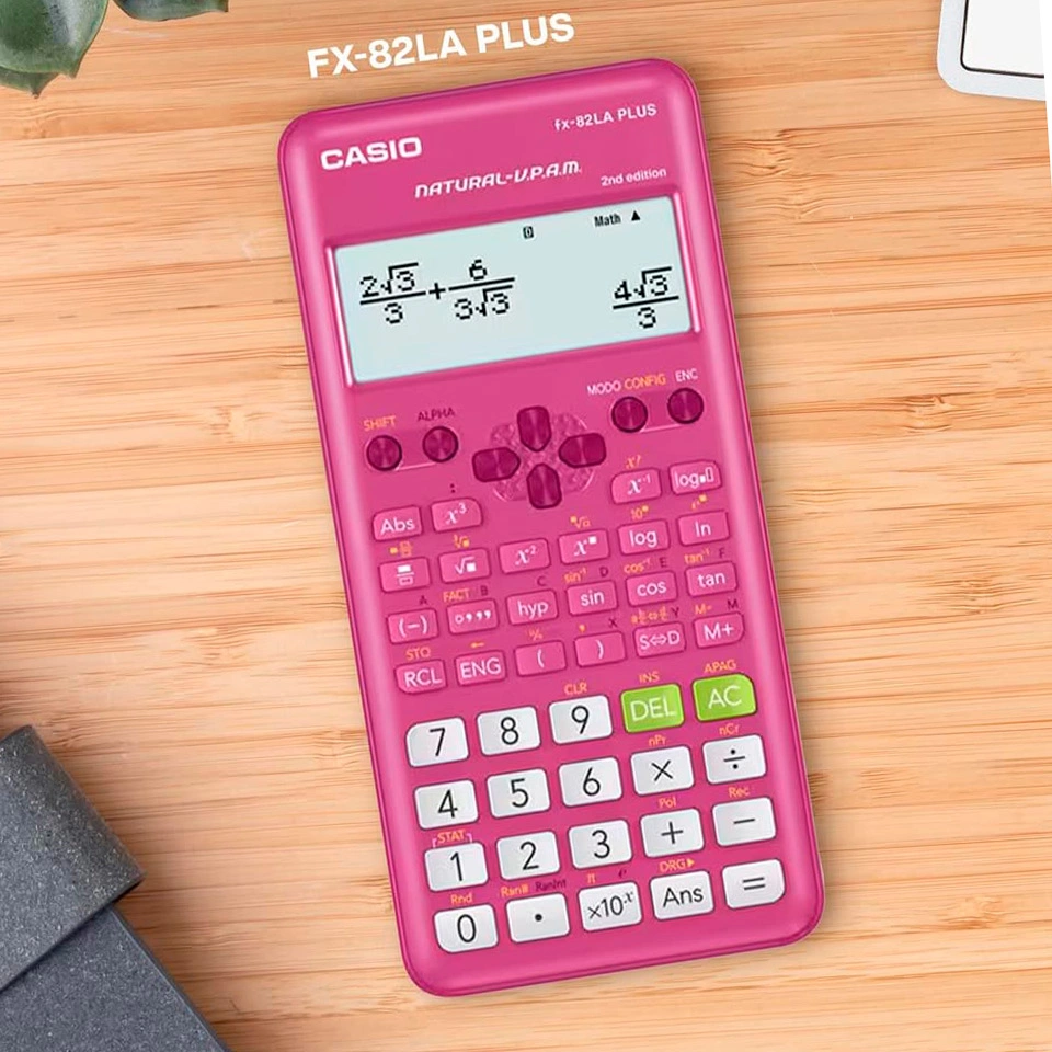 CALCULADORA CIENTIFICA 252FUNC.PINK CASIO - Imagen 5