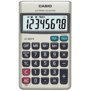 CALC. LC-403TV BOLSILLO 8 DIGITOS CASIO CASIO