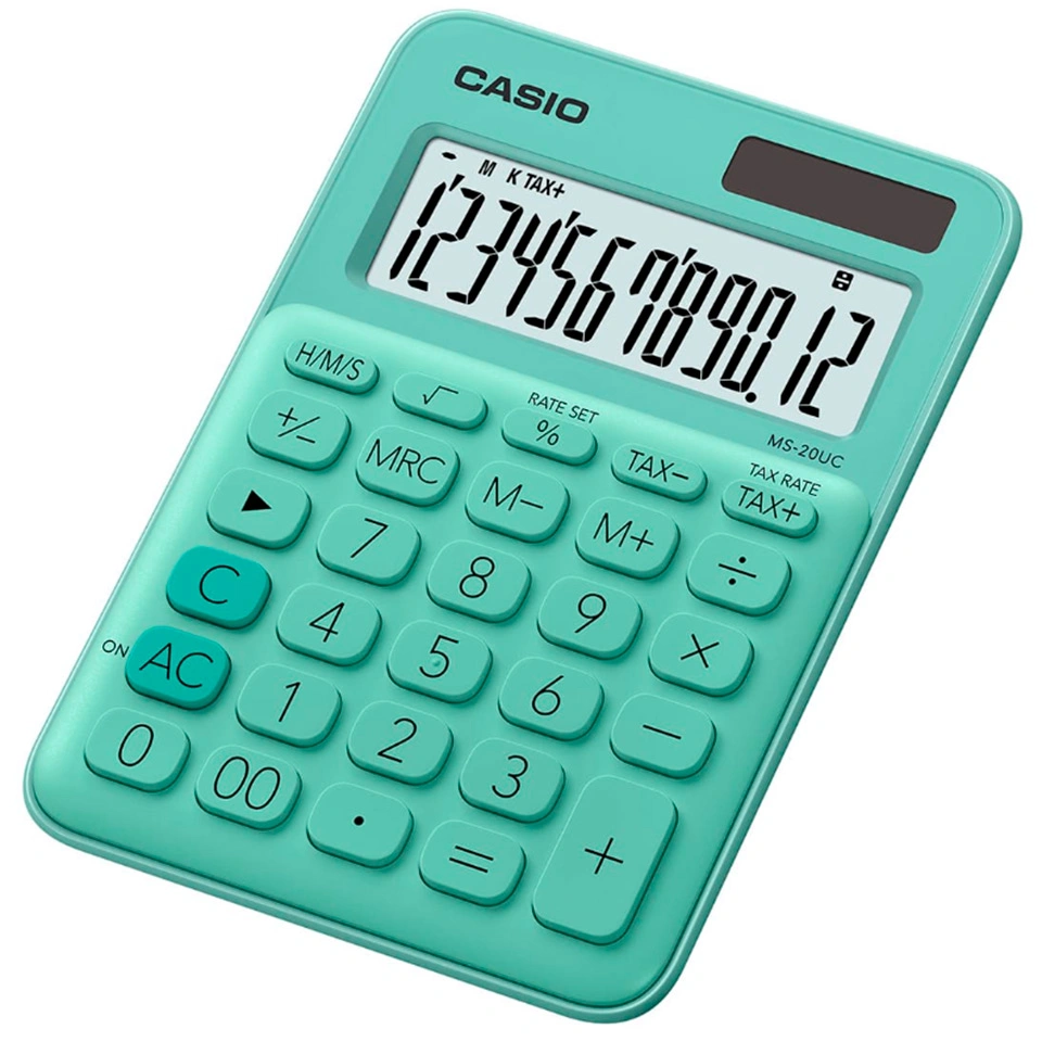 CALC. ESCRITORIO 12 DIG HORAS EXTRAS CASIO - Imagen 3
