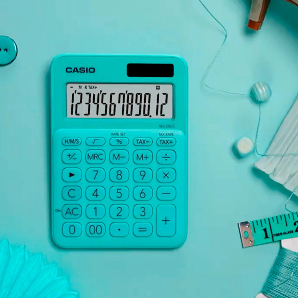 CALC. ESCRITORIO 12 DIG HORAS EXTRAS CASIO - Imagen 2
