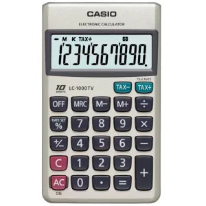 CALCULADORA CASIO BOLSILLO LC1000TV