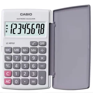 CALCULADORA CASIO BOLSILLO LC-401LV-WE