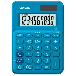 CALCULADORA CASIO SOBREMESA MS-7UC-BU