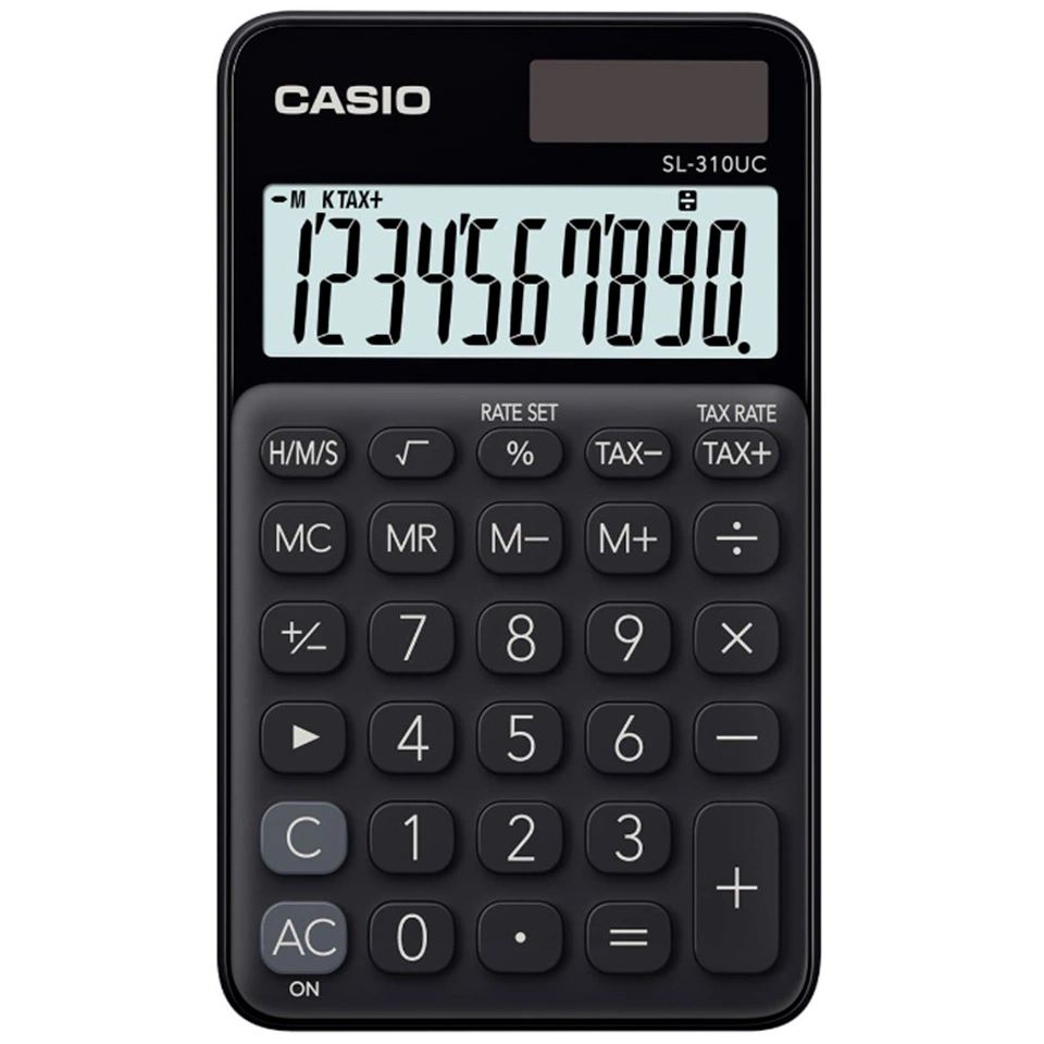 CALCULADORA BOLSILLO CASIO SL-310UC-BK