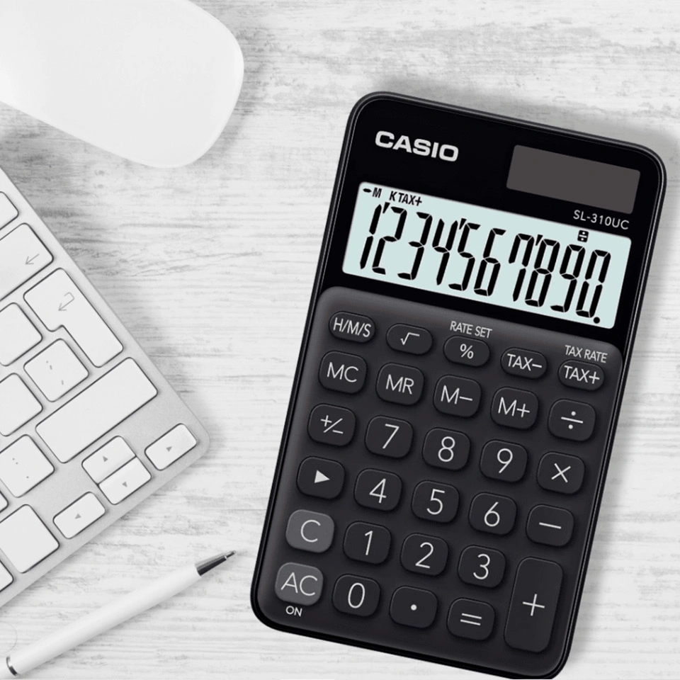CALCULADORA BOLSILLO CASIO SL-310UC-BK - Imagen 2