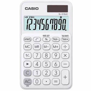 CALCULADORA BOLSILLO CASIO SL-310UC-WE