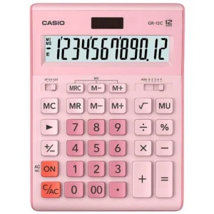 CALCULADORA SOBREMESA CASIO GR-12C-PK