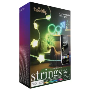 TWINKLY CADENA DE ESTRELLAS LED RGB USB-C CABLE TRANSPARENTE TWKS100RGB-T